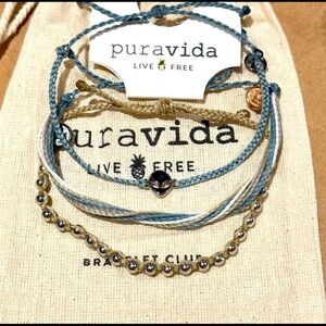 PURA VIDA 3 piece Unique Alien Bracelet Set NEW!